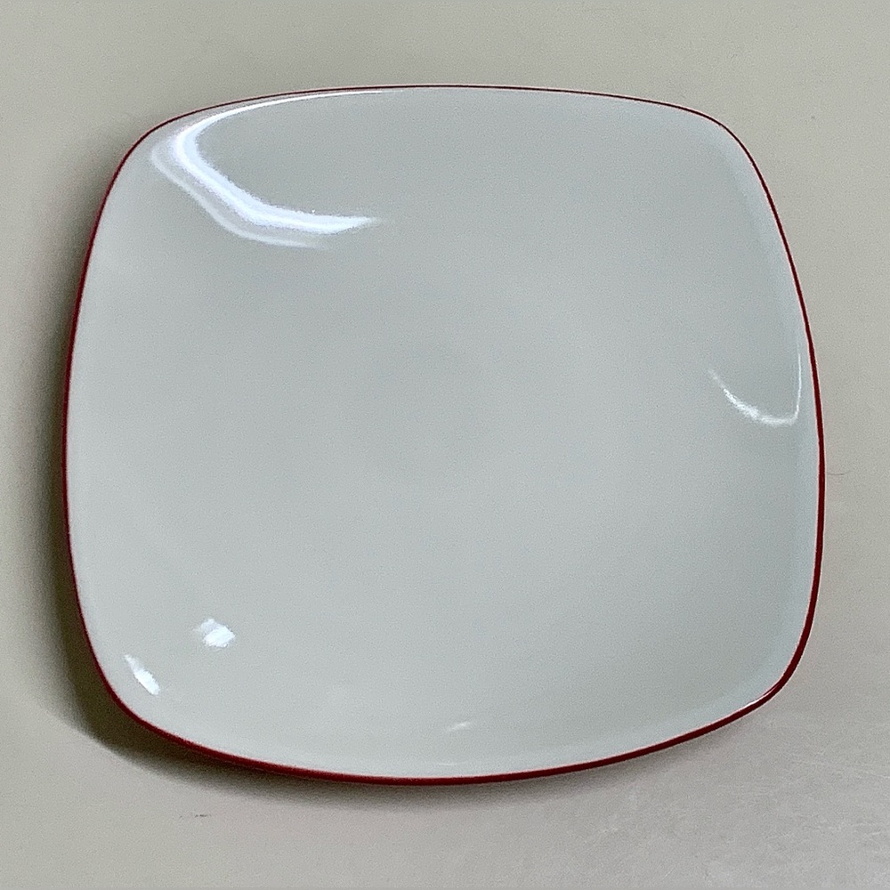 Noritake Raspberry Colorwave Two Tone Square Salad Plate - Picture 12 of 13